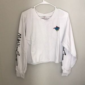 MAUI and Sons Oversized Crop Longsleeve